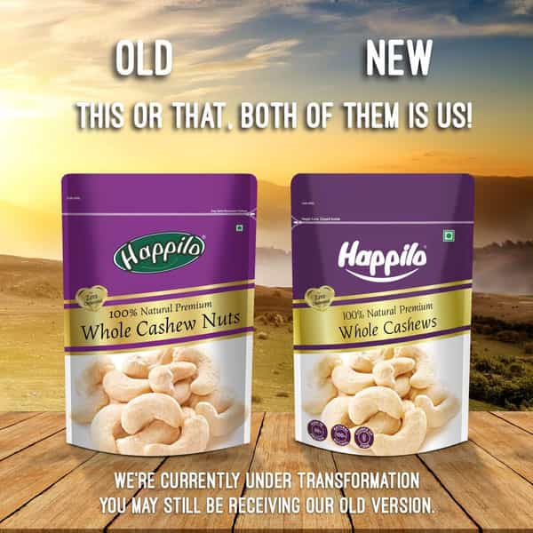 Happilo Premium Natural Whole Cashews 200G