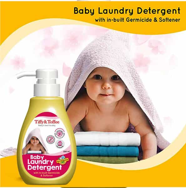 Tiffy & Toffee Baby Laundry Detergent With In-Built Germicide And Softener - 200Ml