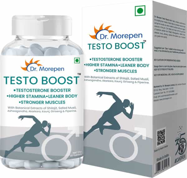 Dr. Morepen Testo Boost For Energy Stamina & Muscle Growth - 30 Tablets