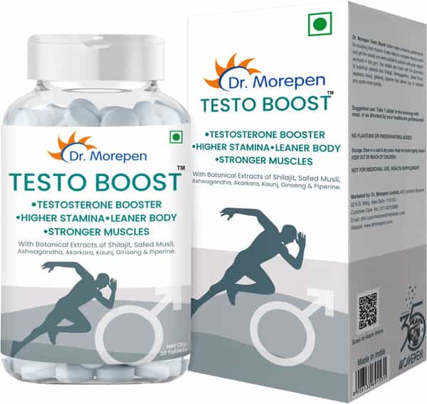 Dr. Morepen Testo Boost For Energy Stamina & Muscle Growth - 30 Tablets