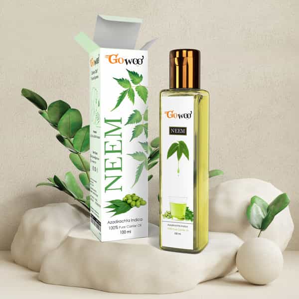 Pack Of 2 Rose Essential Oil & Neem Carrier Oil - 100% Natural & Therapeutic Grade Oil