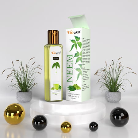 Pack Of 2 Rose Essential Oil & Neem Carrier Oil - 100% Natural & Therapeutic Grade Oil