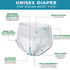 Careage Premium Adult Diaper Pants | Unisex | Waist Size (27-53 Inches) - L (20 Pieces)