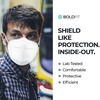 Boldfit N95 Mask For Face Anti Pollution Protective - Pack Of 10