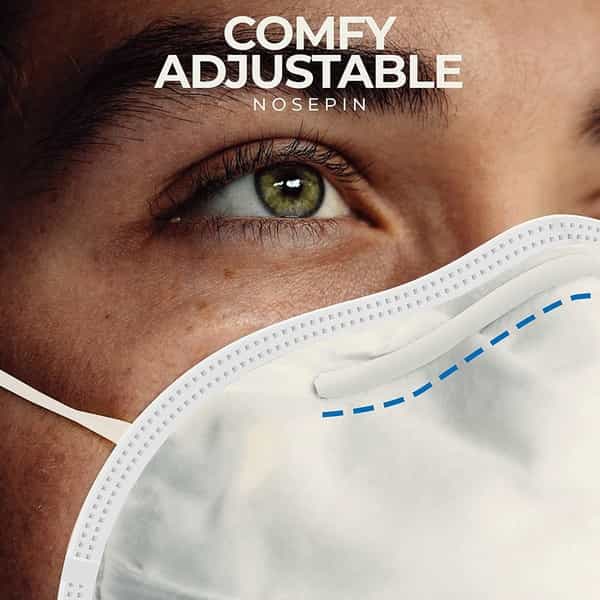 Boldfit N95 Mask For Face Anti Pollution Protective - Pack Of 10