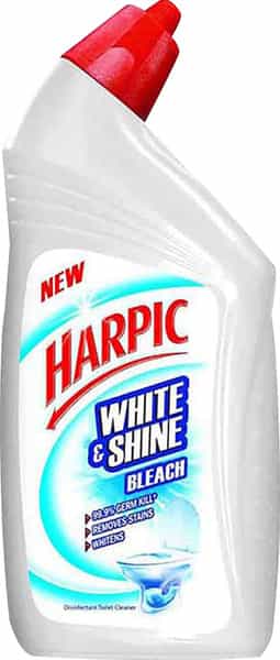 Harpic White And Shine Bleach  Toilet Cleaner  Bottle Of 500 Ml