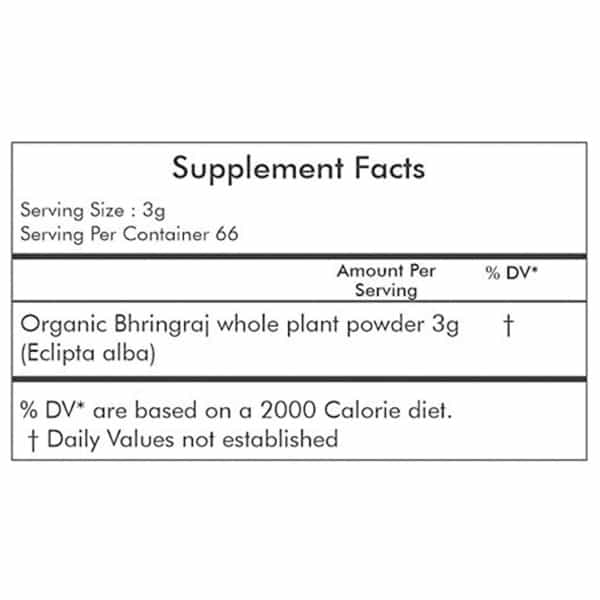 Ayur Champ Organic Bhringraj Powder Hair Care Supplement 200 Gms