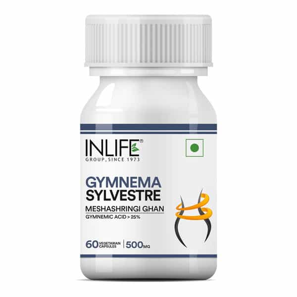 Inlife Gymnema Sylvestre Supplement 500 Mg - 60 Vegetarian Capsules