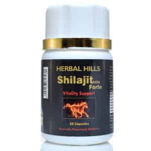 Herbal Hills Shilajithills Forte - 20 Shilajit Capsule - Pack Of 5