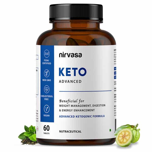 Nirvasa Keto Advanced Fat Burner Tablet With Garcinia Combogia (60 Tablets)