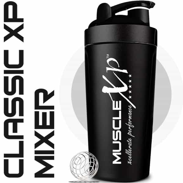 Musclexp Gym Shaker Classic Xp 50 Ml For Protein Pre Workout And Bcaas Bpa Free Bottle (Black)