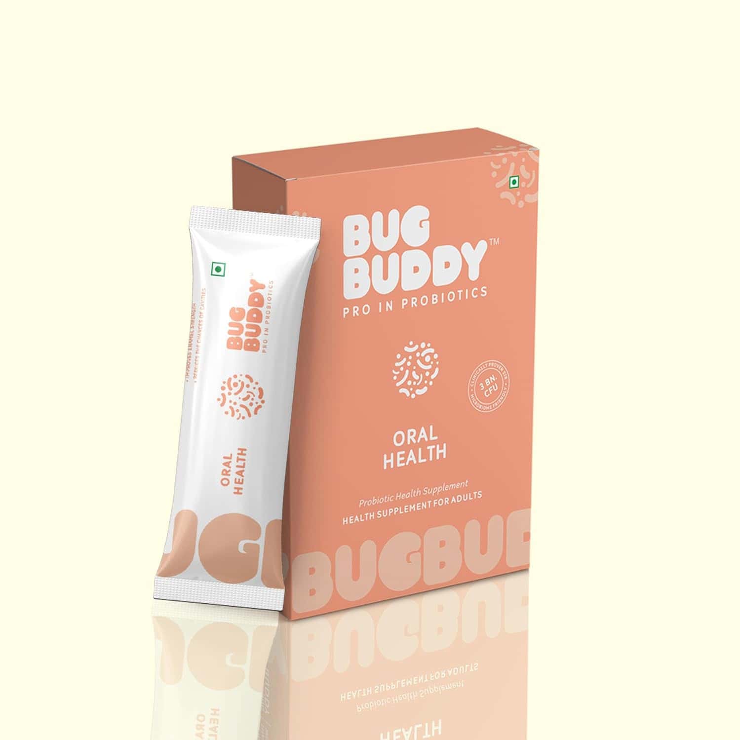 Bug Buddy Oral Health | Oral Probiotic - Fights Mouth Odour/tooth Decay & Halitosis | 30 Days Pack