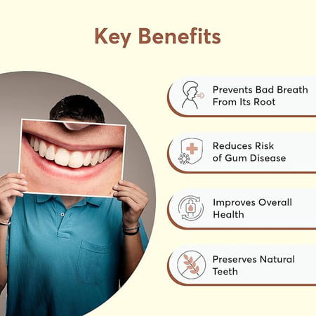 Bug Buddy Oral Health | Oral Probiotic - Fights Mouth Odour/Tooth Decay & Halitosis | 30 Days Pack