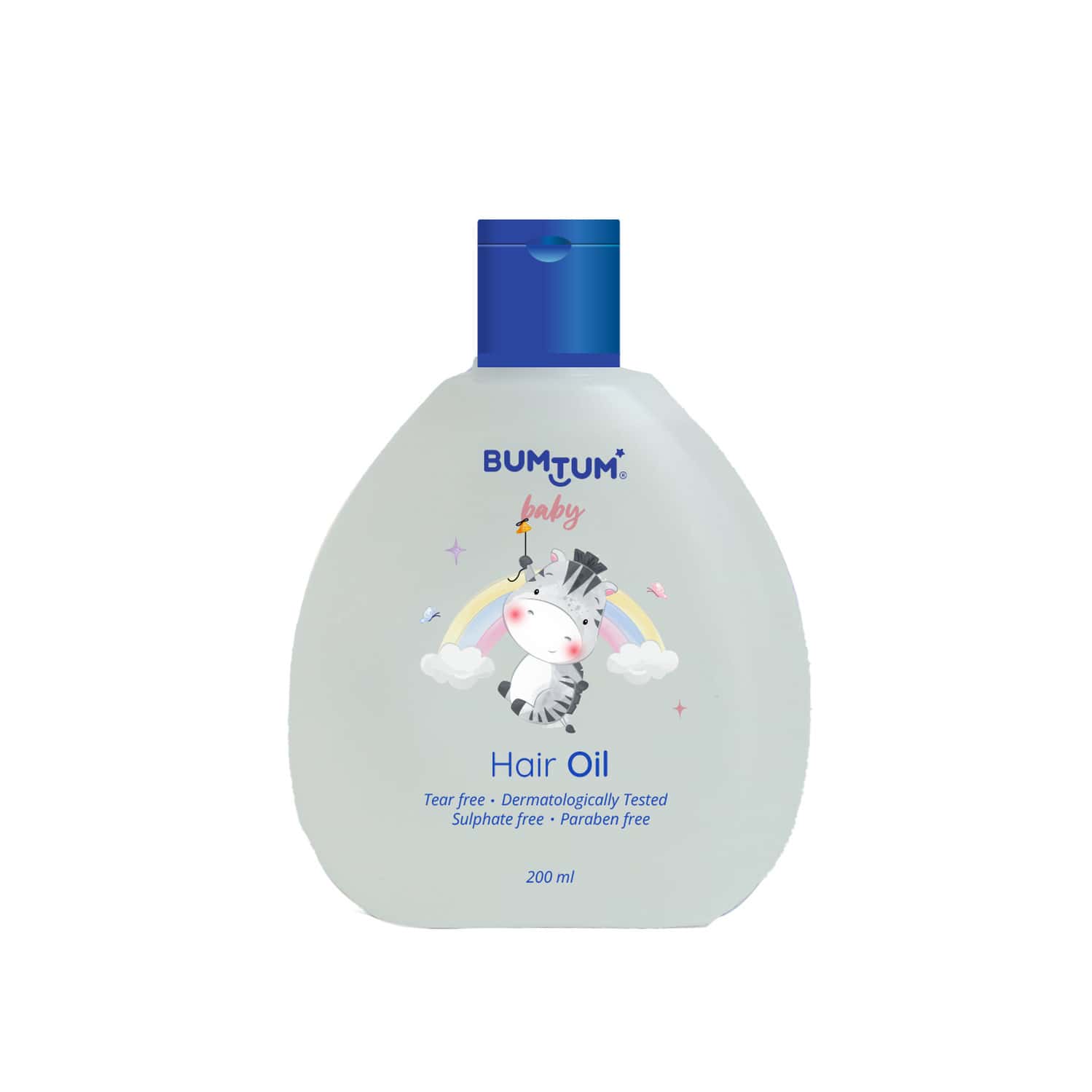 Bumtum Baby Hair Oil | Non-Sticky | Paraben & Sulfate Free | Derma Tested - 200 Ml