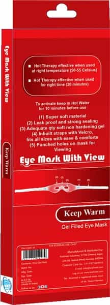 Krishniel Eye Mask With View Keep Warm