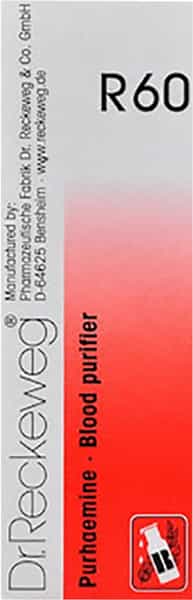 Dr. Reckeweg R 60 Blood Purifier Drops 22 Ml