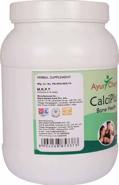Ayur Champ Calciplus - 500 Capsules Pack Of 2