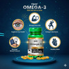 Cipzer Omega-3 Fish Oil Softgel 30 Capsules | Supports Heart Health & Wellness