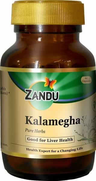 Zandu Kalamegha Pure Herb Veg Capsules Bottle Of 60