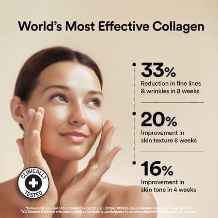 Wellbeing Nutrition Vegan Pro Collagen Clinically Proven Plant Based Peptides Unflavored 6 Sachets