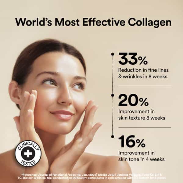 Wellbeing Nutrition Vegan Pro Collagen Clinically Proven Plant Based Peptides Unflavored 6 Sachets