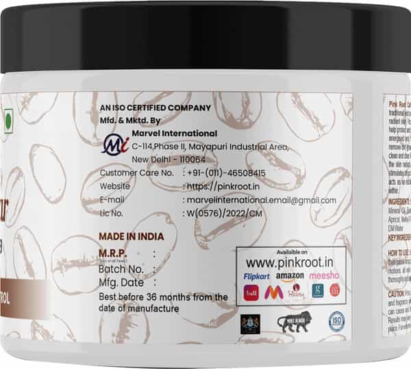 Pink Root Caffeine Sugar Face & Body Scrub 100Gm