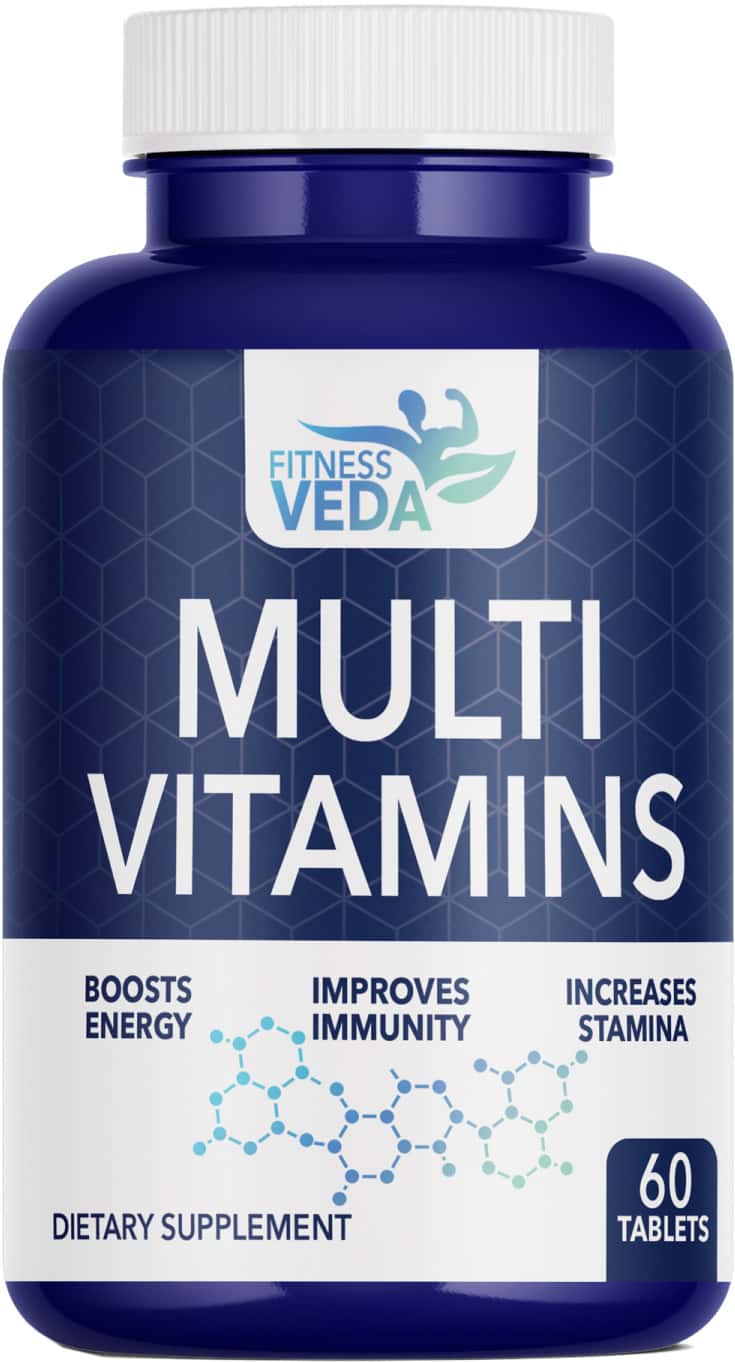 Fitness Veda Multivitamin Tablet For Men Women | With Vitamin C | Zinc | Vitamin D3