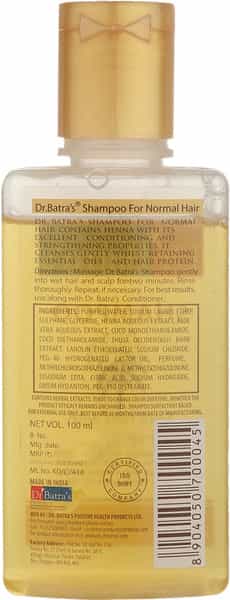 Dr Batra's Shampoo Enriched With Henna - 100 Ml