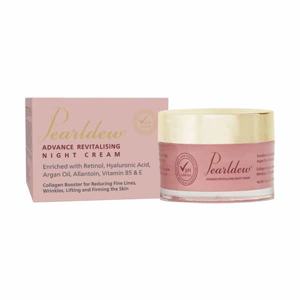 Pearldew Advance Revitalising Night 50 Gm Tube | Argan Oil & Butters (Pack Of 4)