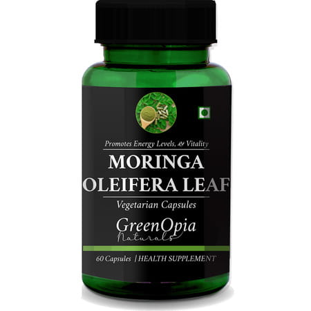 Greenopia Moringa Oleifera Leaf 60 Vegetarian Capsules