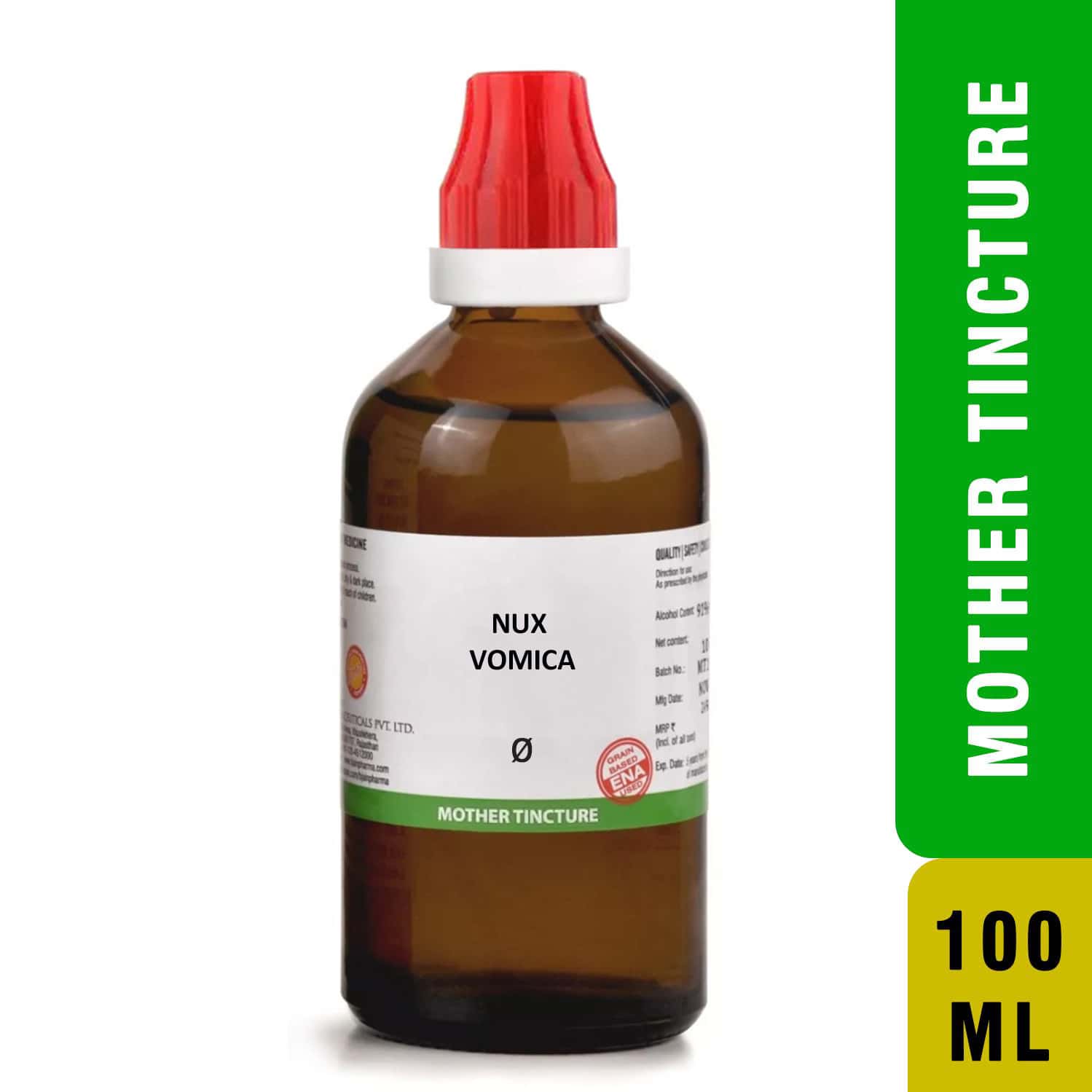 Bjain Nux Vomica Q Mother Tincture | 100ml