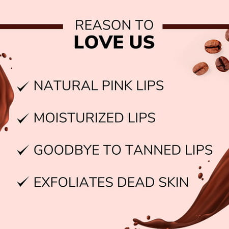 Rivona Naturals Choco Coffee Lip Scrub - 15 G