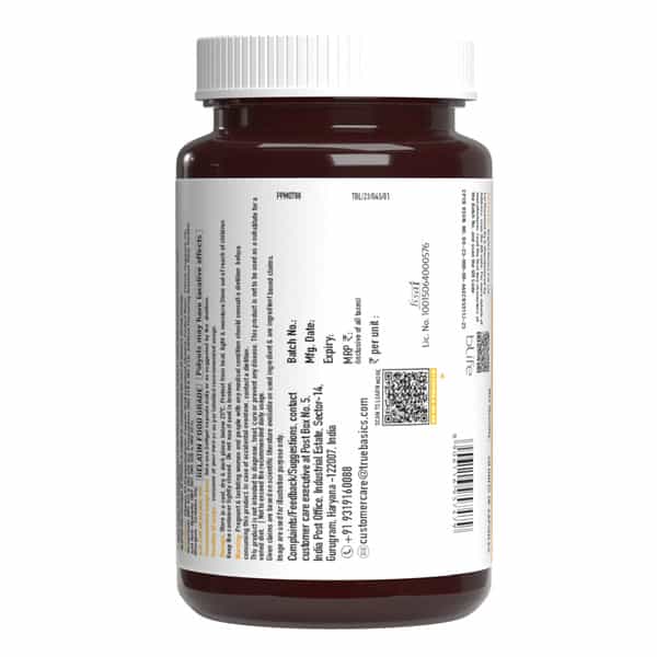 Truebasics Vitamin D3 600 Iu (50 Capsules) | For Strong Bones | Muscle Strength & Immunity