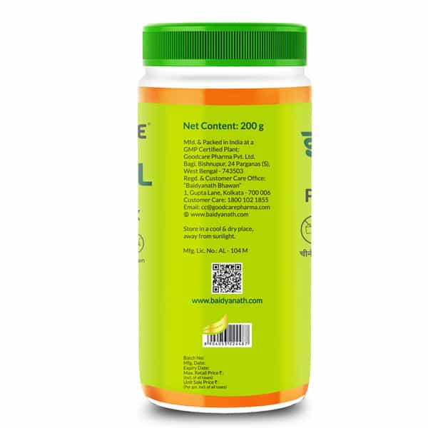 Goodcare Isabgol By Baidyanath | Adults | Psyllium Husk | 200 G | Pack Of 1