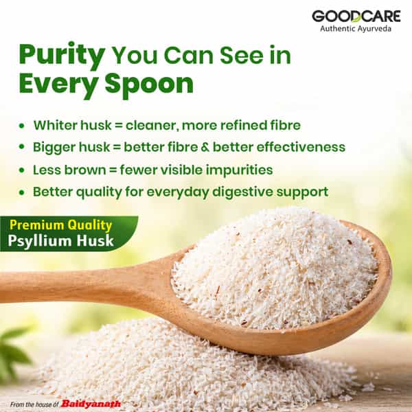Goodcare Isabgol By Baidyanath | Adults | Psyllium Husk | 200 G | Pack Of 1