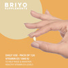 Briyo Vitamin D3 1000 Iu 90 Softgel Capsules