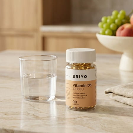 Briyo Vitamin D3 1000 Iu 90 Softgel Capsules