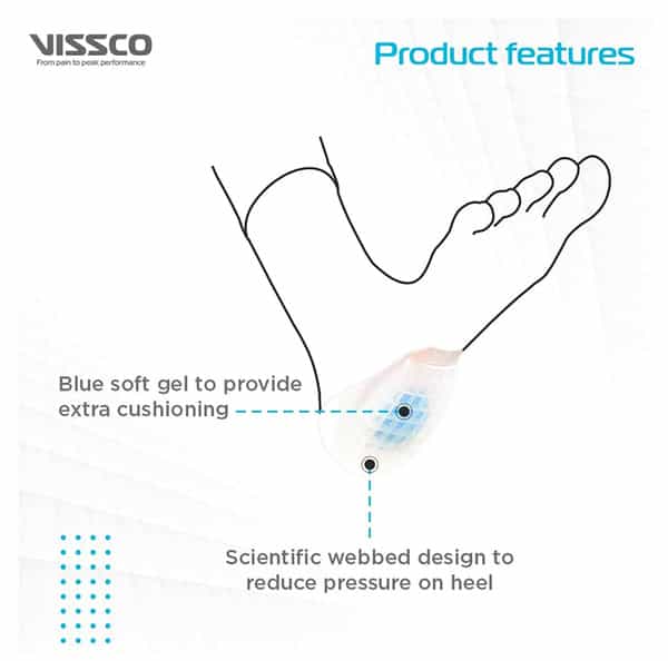 Vissco Core Heel Cushion With Blue Spot Universal