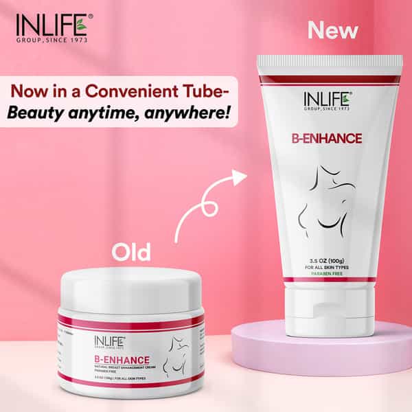 Inlife Natural Breast Enlargement Cream 100 Gm For Improvement In Breast Size