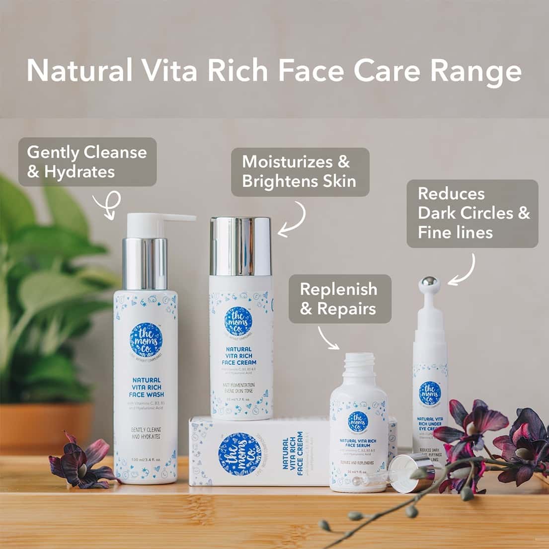 Buy THE MOMS CO. NATURAL VITA RICH UNDER EYE CREAM 15G Online & Get