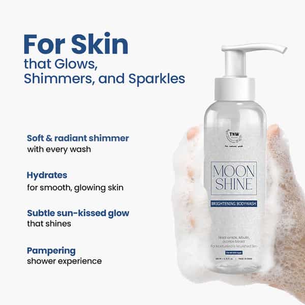 Tnw The Natural Wash Moon Shine Brightening Body Wash | Radiant Glow & Cleansing 200 Ml