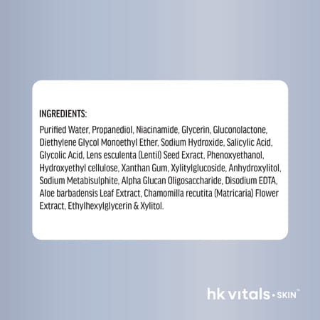 Hk Vitals 5 Niacinamide Face Serum (30ml) | With Glycolic Acid & Salicylic Acid