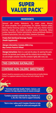 Protinex Health And Nutritional Powder For Adults Creamy Vanilla Flavor Sugar Free Refill Of 1kg