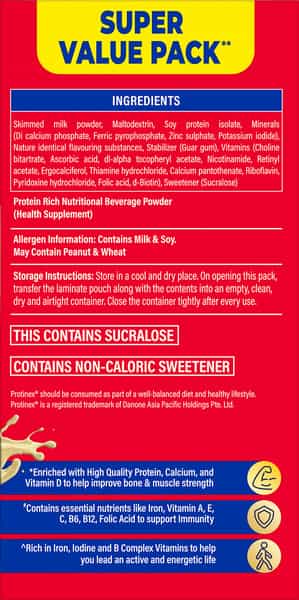 Protinex Health And Nutritional Powder For Adults Creamy Vanilla Flavor Sugar Free Refill Of 1Kg