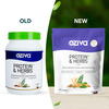Oziva Protein & Herbs For Men Cafe Mocha 1kg | For Muscle Building Clean