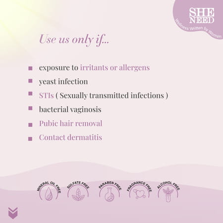 Sheneed Feminine Intimate Anti-Itch Wipes With Maximum Strength | All Skin Types | 10N Pack Of 2