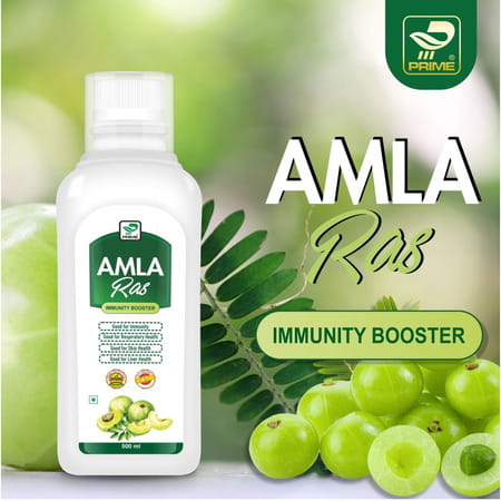 Prime Amla Ras | Ayurvedic Immunity Booster | Good For Skin & Hair & Digestion 500 Ml