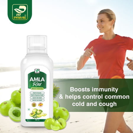 Prime Amla Ras | Ayurvedic Immunity Booster | Good For Skin & Hair & Digestion 500 Ml