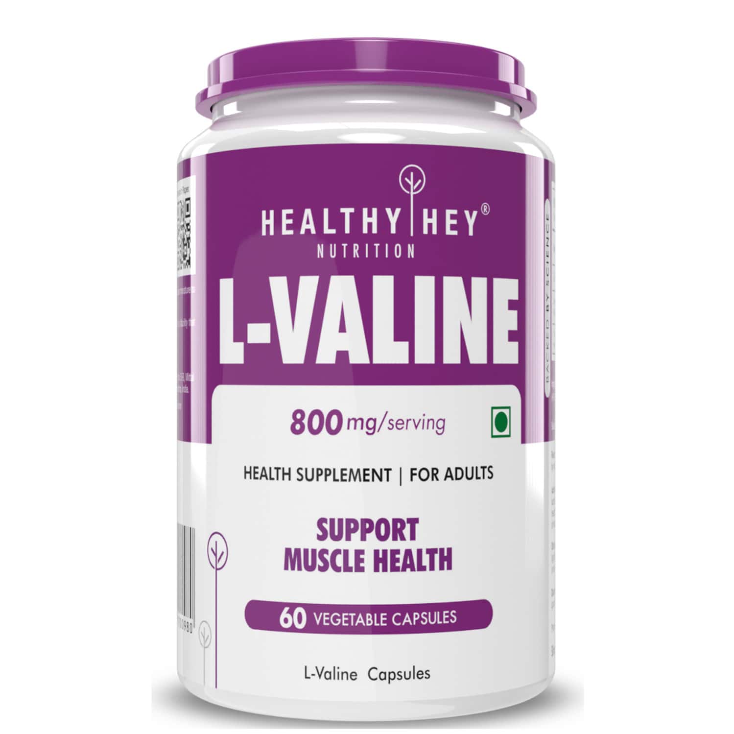 Healthyhey Nutrition L-valine - 60 Vegetable Capsules