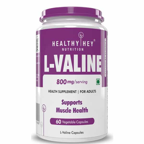 Healthyhey Nutrition L-Valine - 60 Vegetable Capsules